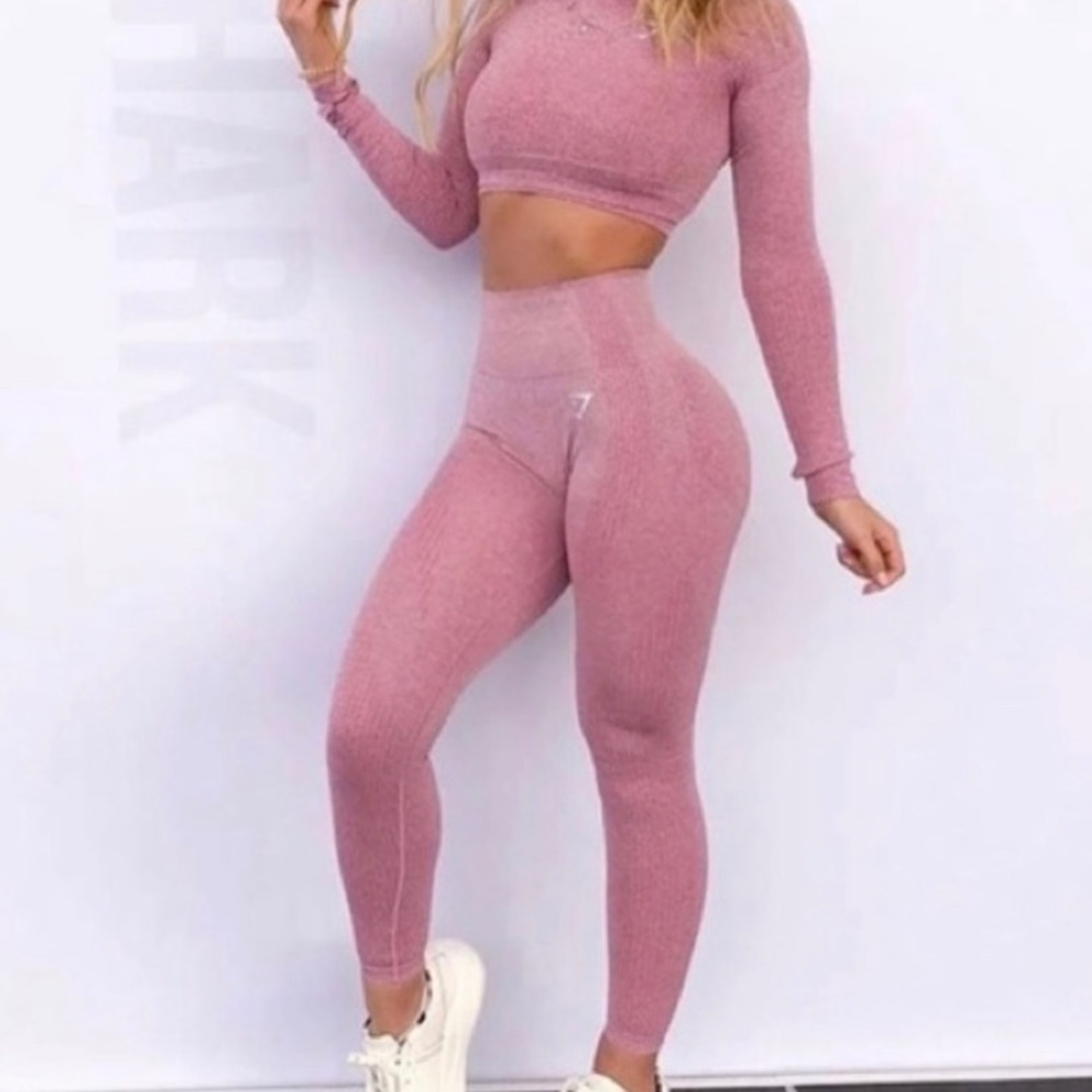 Gymshark Vital Seamless Leggings Pink Marl